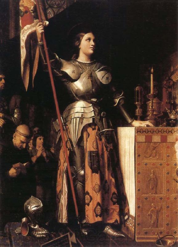 Jean-Auguste Dominique Ingres Joan of Arc at the Coronation of Charles VII in Reims Norge oil painting art